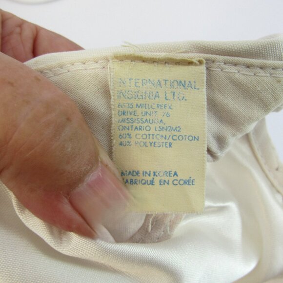 Ontario's Niagara Parks Men's White Adjustable Snapback Golf Flat Cap - Picture 8 of 8